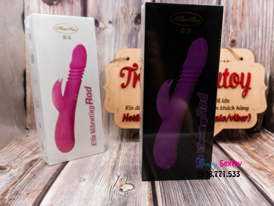 Dương vật giả cầm tay Ella Vibrating Rod