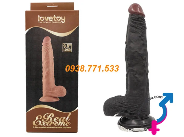 Tính năng nổi bật dương vật giả khủng có rung Lovetoy 9,5 inch