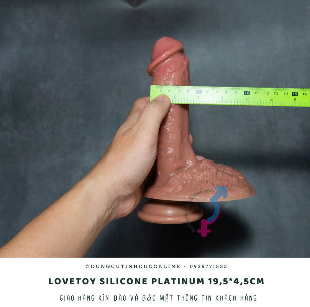 Ưu nhược điểm dương vật giả Lovetoy Platinum Silicone 20cm