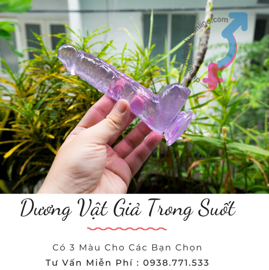 Chất liệu TPE của dương vật giả trong suốt