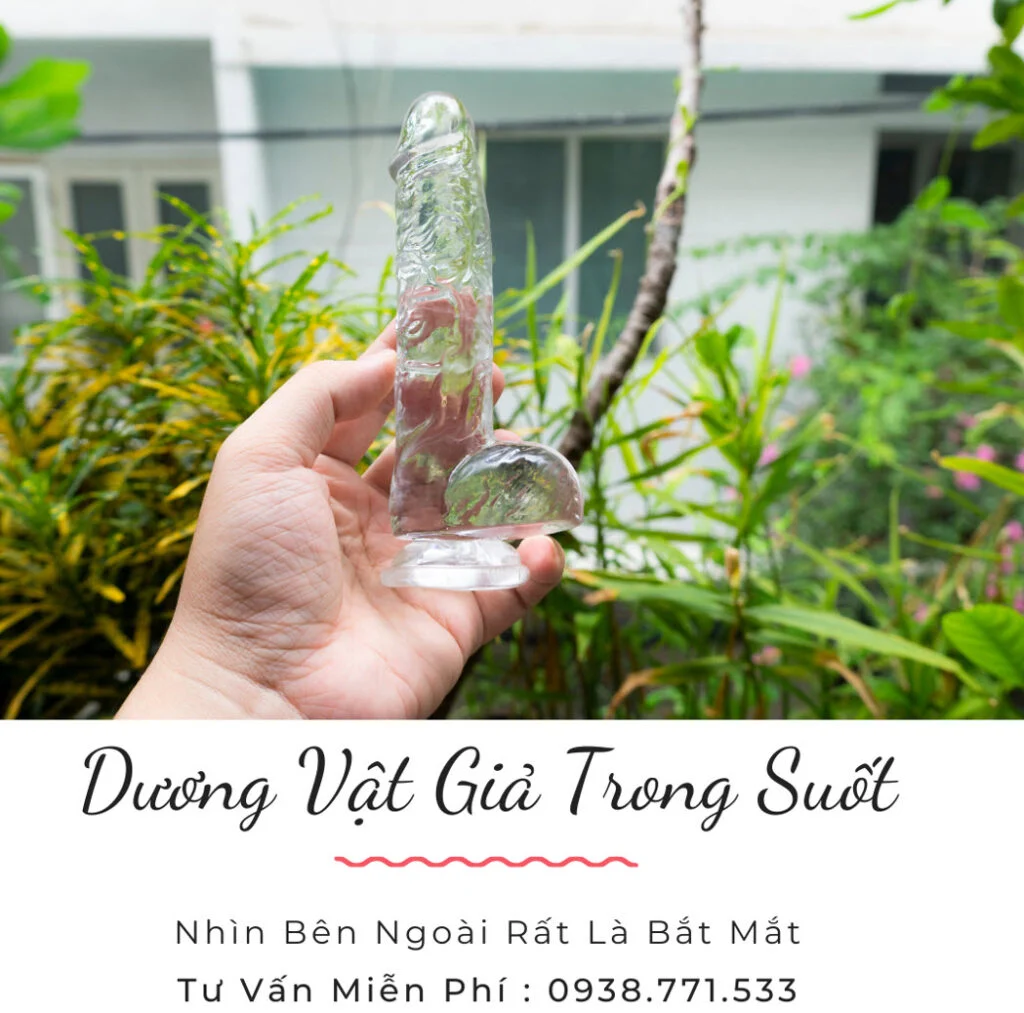 Hướng dẫn sử dụng dương vật giả trong suốt