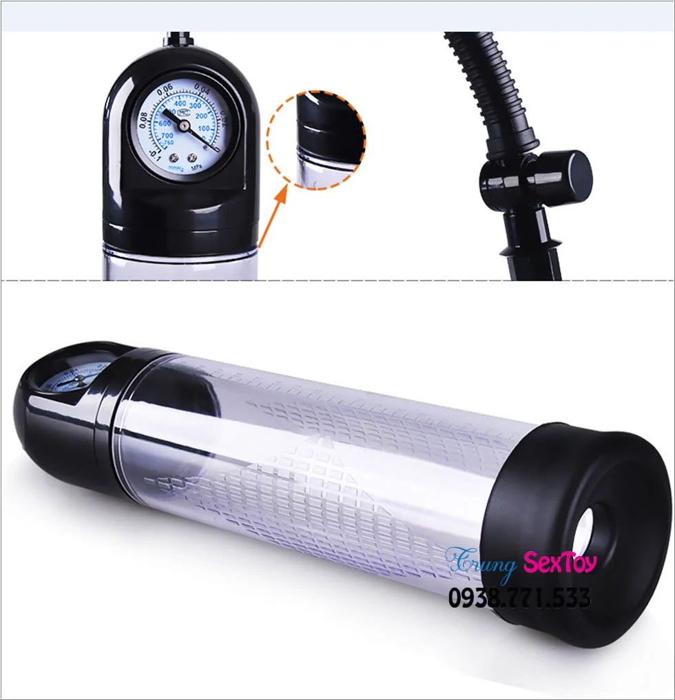 Đầu đồng hồ và thân ống Maxman Chi tiết đầu đồng hồ và thân ống trong suốt của Maxman