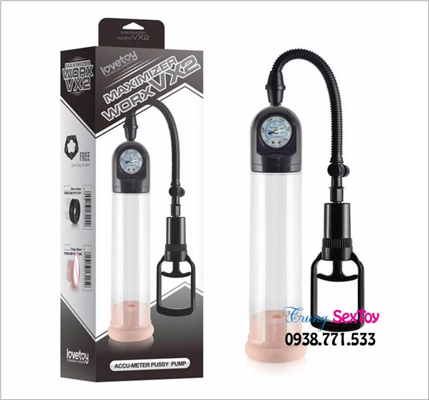 máy tập làm to dương vật Lovetoy Worx VX2 - máy tập làm to dương vật