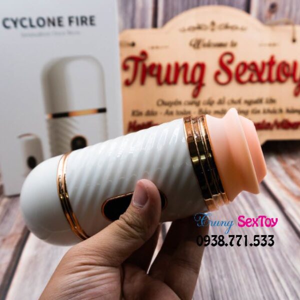 máy thủ dâm  rung thụt Cyclone Fire