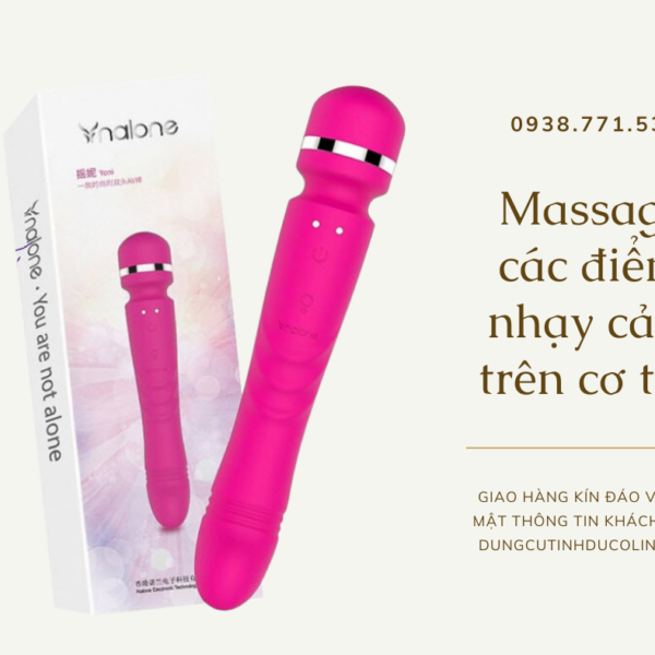 chày rung massage âm đạo 2 đầu