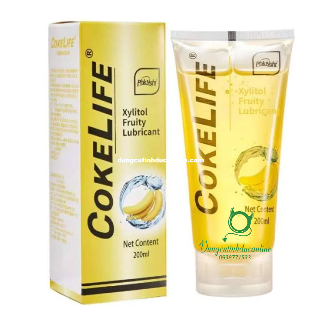 Cokelife Hương Chuối Gốc Nước Cảnh báo an toàn khi dùng Gel Bôi Trơn Cokelife Hương Chuối