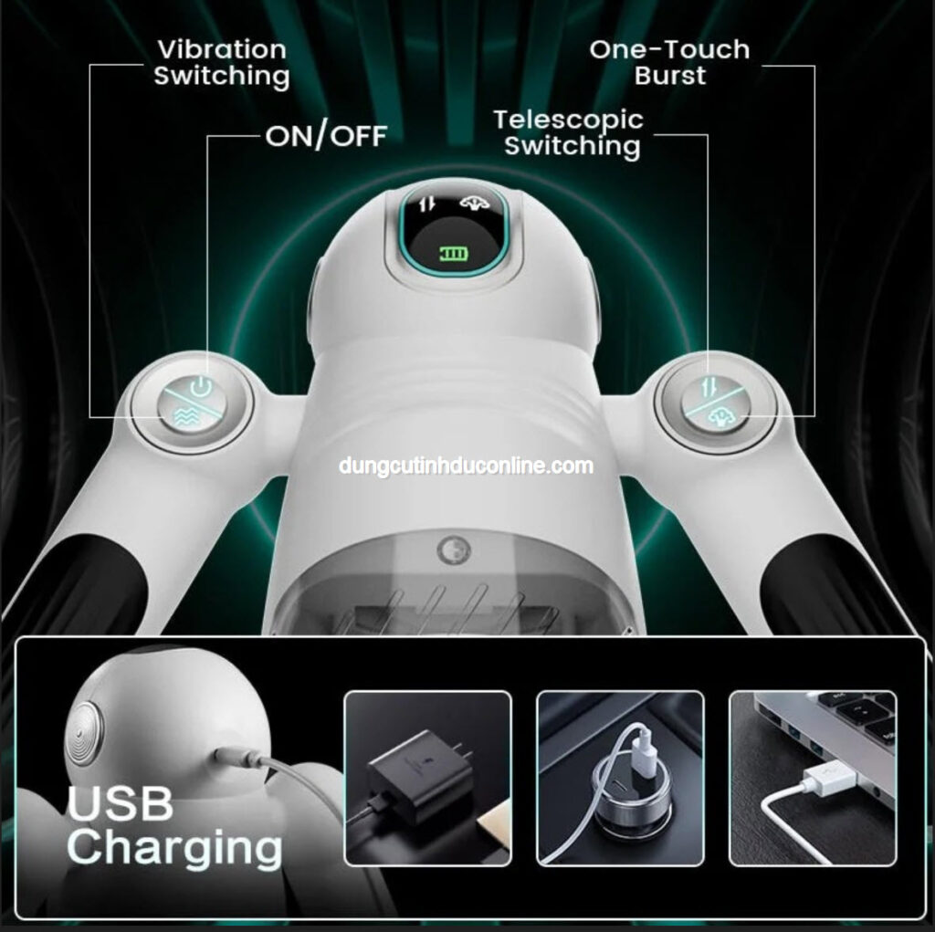 Máy Thủ Dâm Robot Bú Mút Tự Động