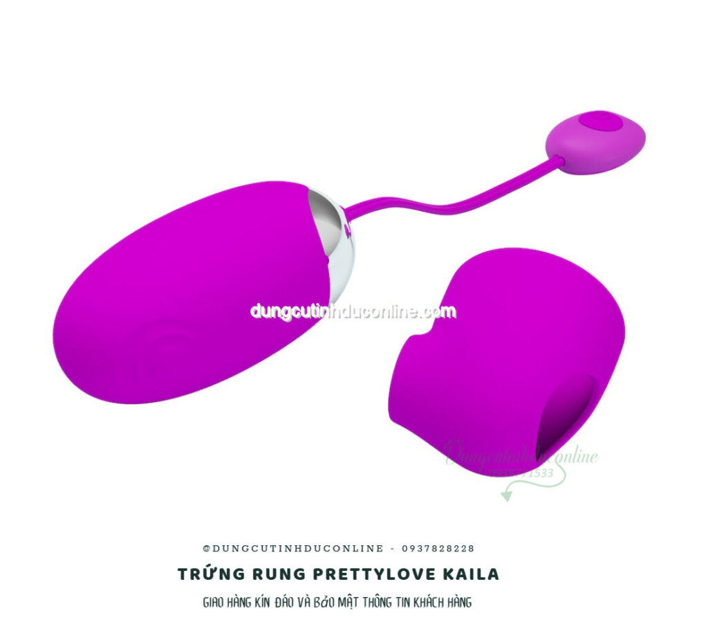 Trứng rung Prettylove Kaila điều khiển qua App