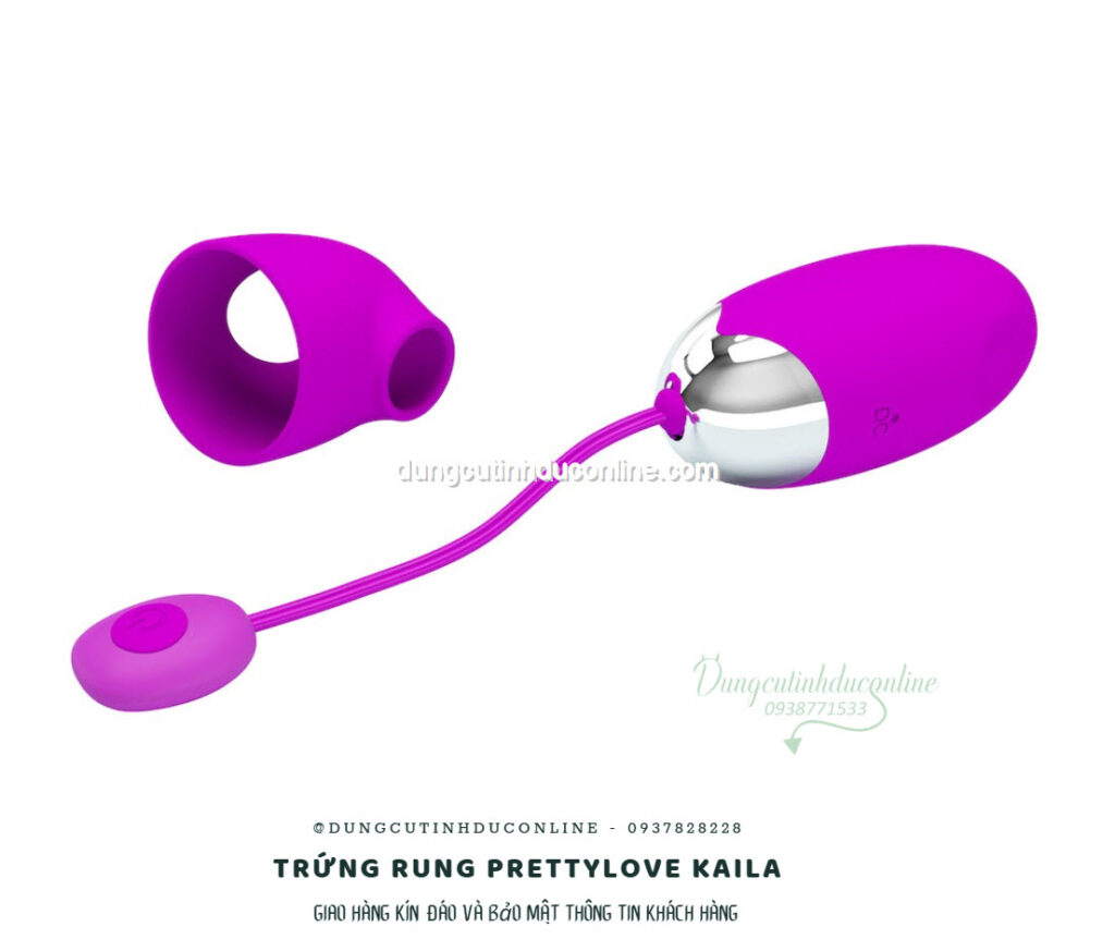 Trứng rung Prettylove Kaila điều khiển qua App