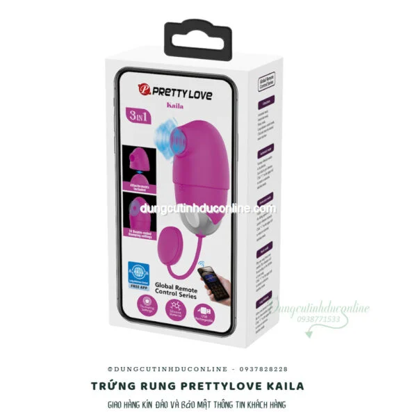 Trứng rung Prettylove Kaila trung rung Prettylove Kaila 0008 shop trung rung
