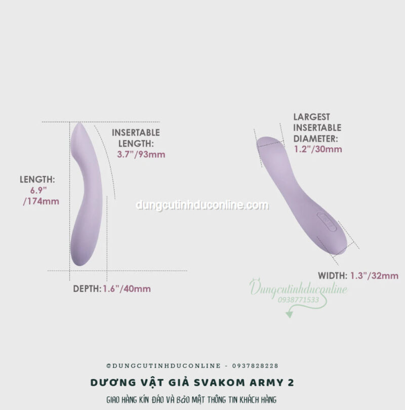 duong vat gia Svakom Army 2 0000 Shop do choi tinh duc