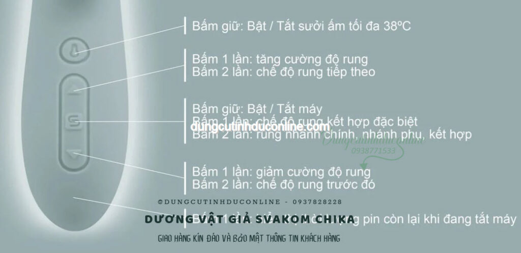 dương vật giả Svakom Chika