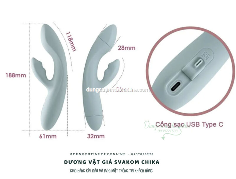 duong vat gia Svakom Chika 0006 Shop do choi tinh duc