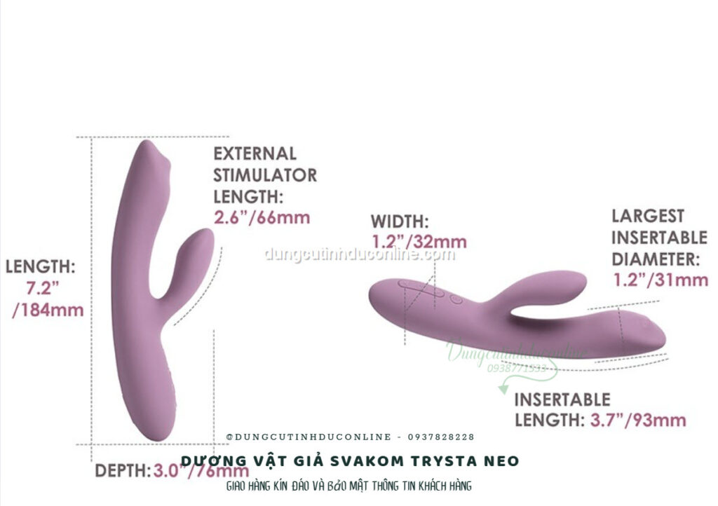 dương vật giả Svakom Trysta Neo