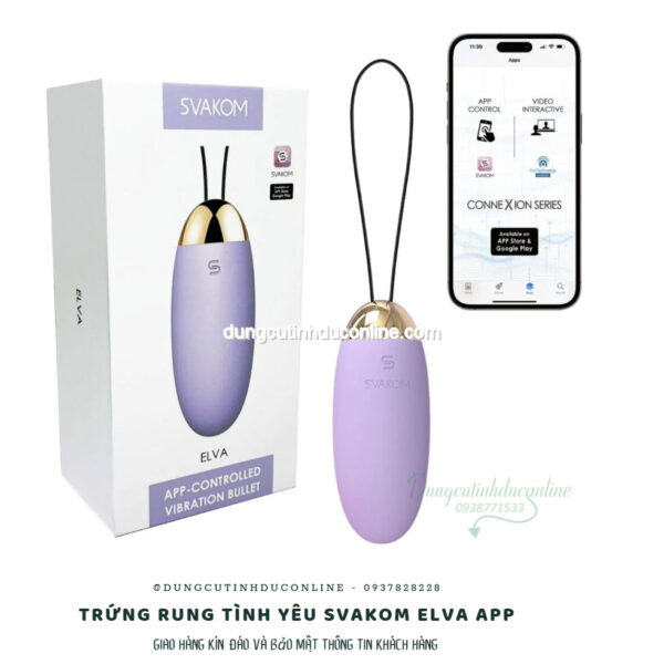 trung rung Svakom Elva App 0001 Shop trung rung tinh yeu