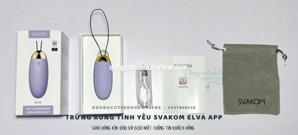 Trứng Rung Svakom Elva App