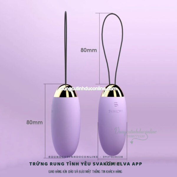 trung rung Svakom Elva App 0003 Shop trung rung tinh yeu