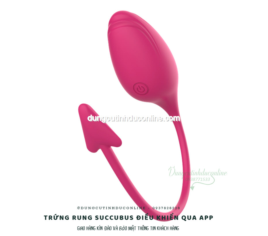 Trứng rung Succubus điều khiển từ xa