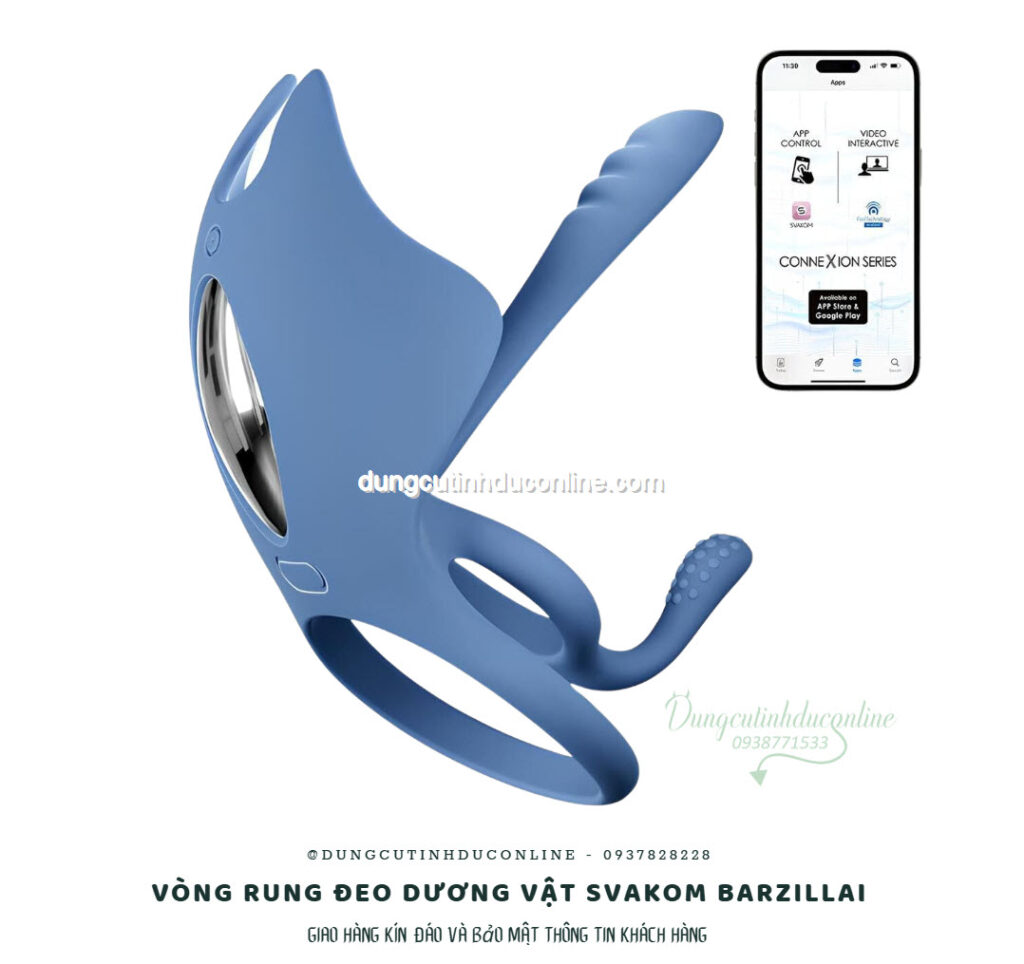 vòng đeo dương vật Svakom Barzillai