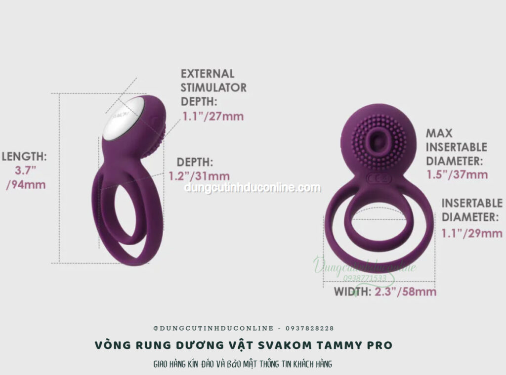 vong deo duong vat Svakom Tammy Pro
