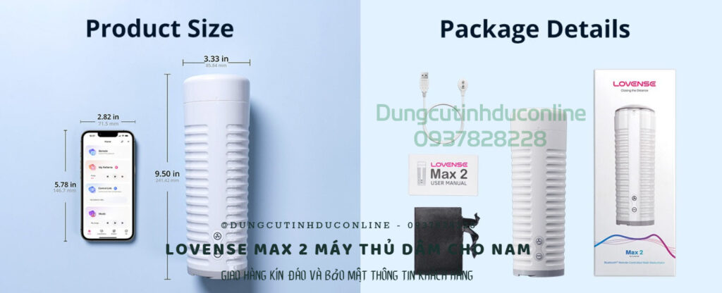 Lovense Max 2 dụng cụ tự sướng cho nam