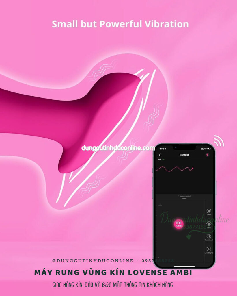 Máy Rung Vùng Kín Lovense Ambi 
