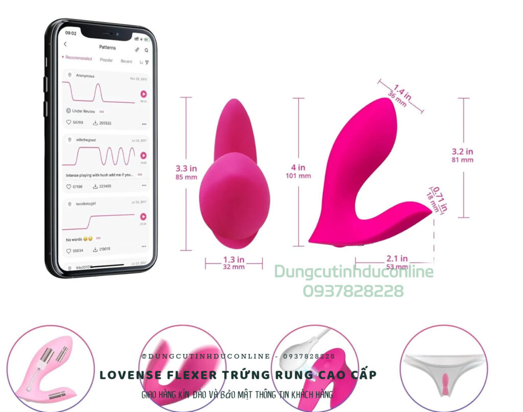 trứng rung  Lovense Flexer 