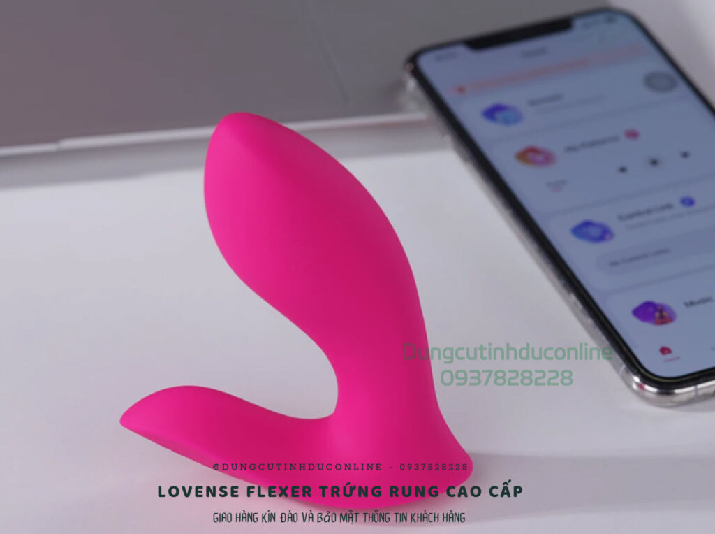 trứng rung kết nối với App Lovense Flexer 