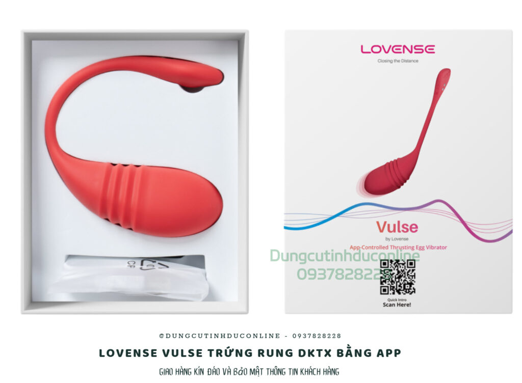 trứng rung Lovense Vulse điểu khiển bang App