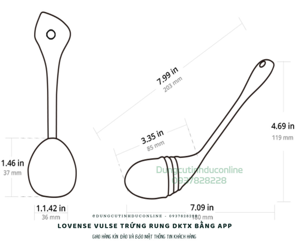trứng rung Lovense Vulse điểu khiển bang App