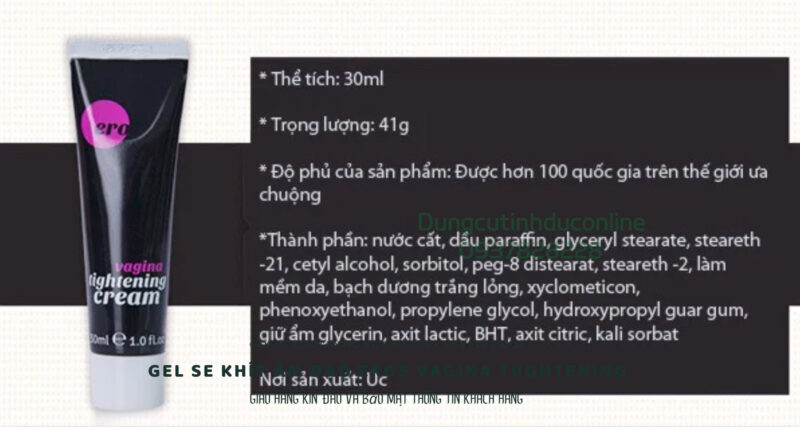 Gel boi tron EROS Vagina tughtening 0000