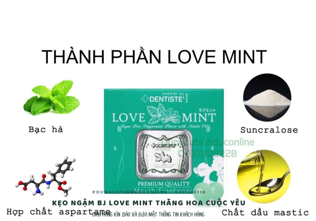 Kẹo ngậm BJ Love Mint 