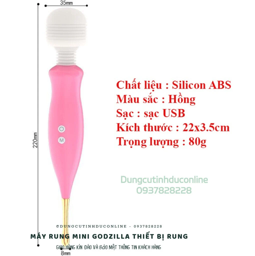Thông số kỹ thuật Thông số kỹ thuật Máy Rung Mini Godzilla