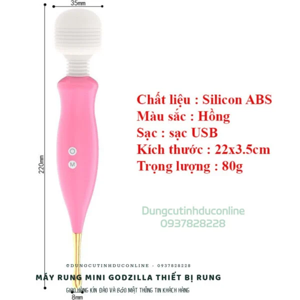 Máy Rung Mini Godzilla Thiết Bị Rung Giúp Bạn Thăng Hoa may rung mat xa vung kin mini 0001 Shop Sextoy