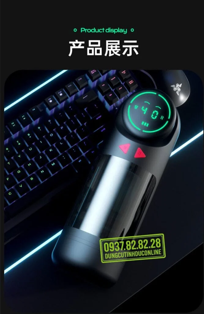 Spaceman máy thủ dâm rung hút chất liệu silicone