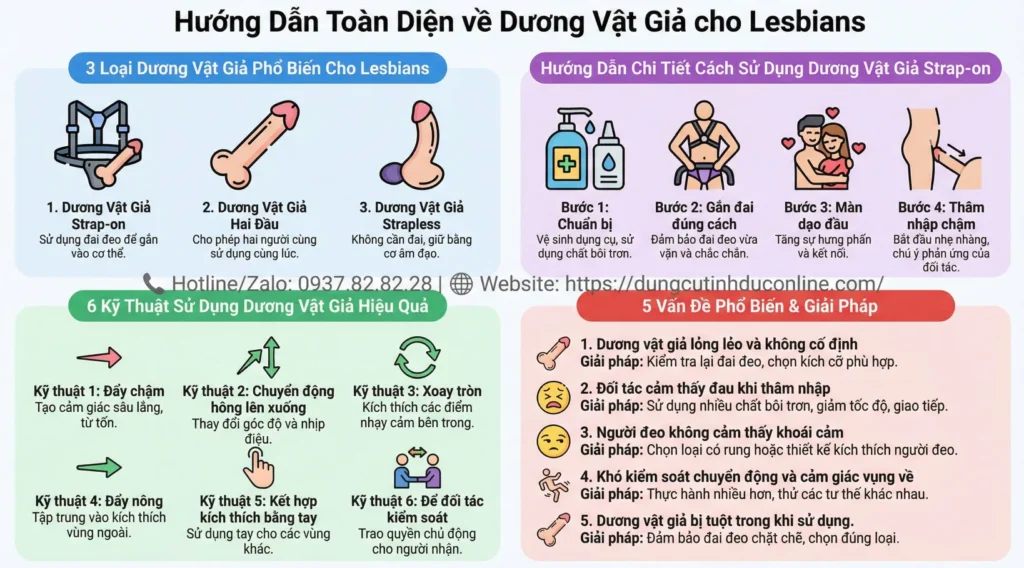 Cách Sử Dụng Dương Vật Giả Dây Đeo