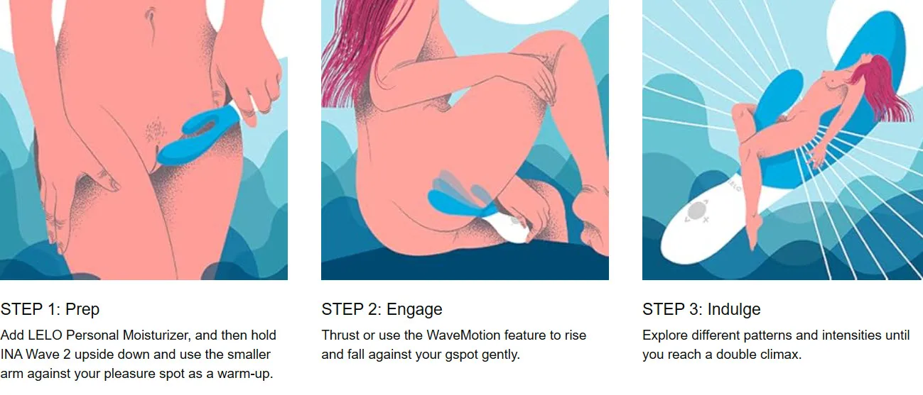 LELO INA Wave 2 Máy Massage Thụy Điển Cao Cấp Công Nghệ WaveMotion LELO INA Wave 2 0007 Shop dungcutinhduconline