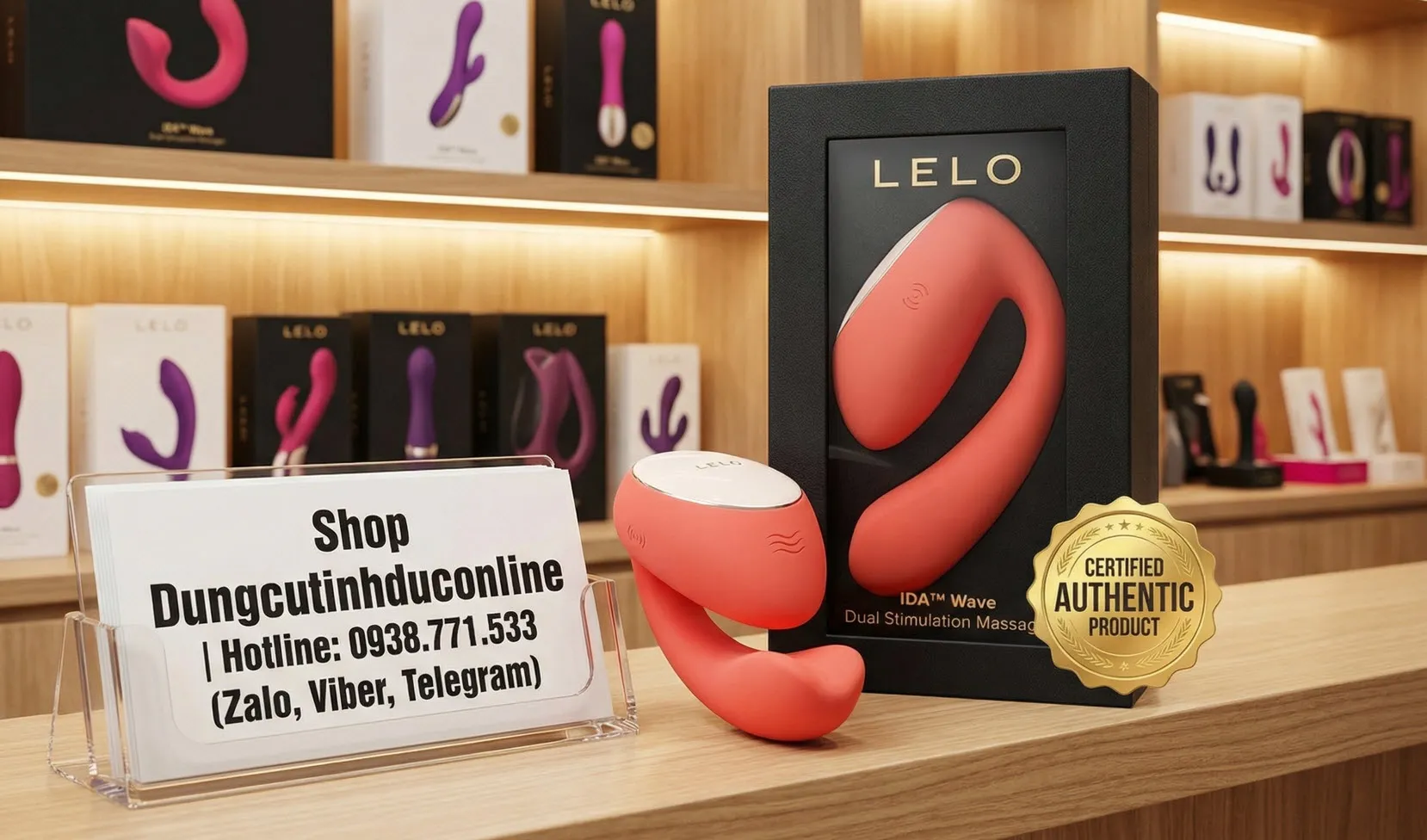Lelo Ida Wave Máy Rung Massage Đa Điểm Cho Nữ
