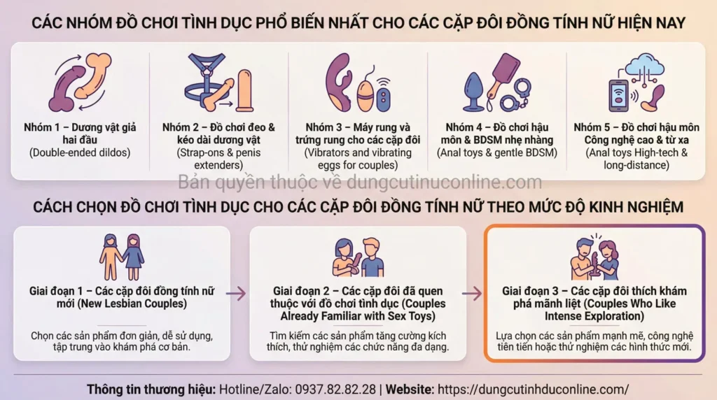 Đồ Chơi Tình Dục Phổ Biến Nhất Cho Cặp Đôi Les Đồ Chơi Tình Dục Phổ Biến Nhất Cho Cặp Đôi Les