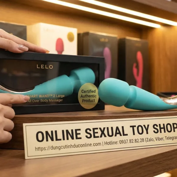 may rung Lelo Smart Wand Large 0004 dungcutinhduconline