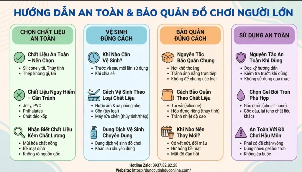 An Toàn Sử Dụng Đồ Chơi Người Lớn