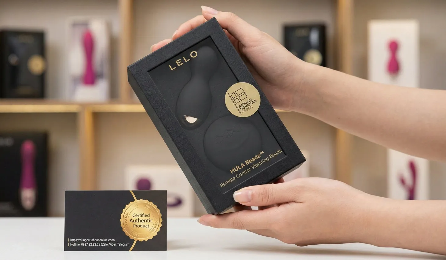 Lelo Hula Bead Trứng Rung Điều Khiển Từ Xa trung rung Lelo Hula Bead 0000 dungcutinhduconline