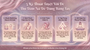 5 cach thu dam bang tay cho nu 0004 Shop dungcutinhduconline