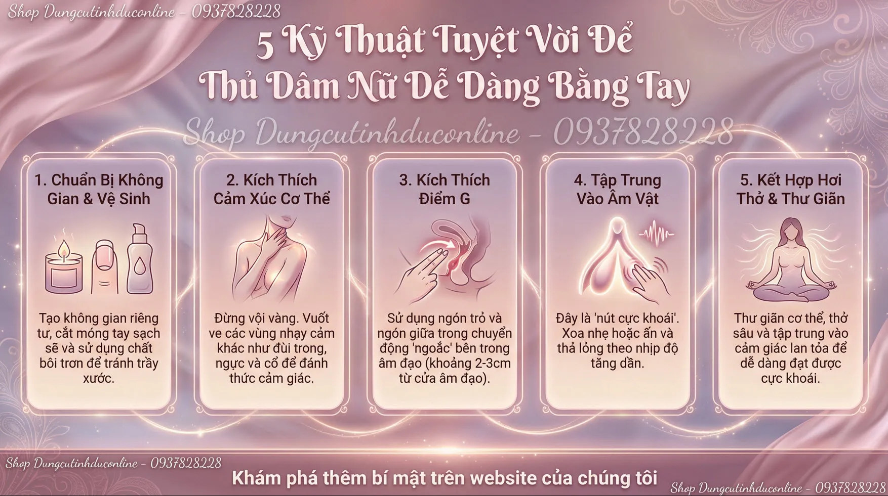 5 cach thu dam bang tay cho nu 0004 Shop dungcutinhduconline