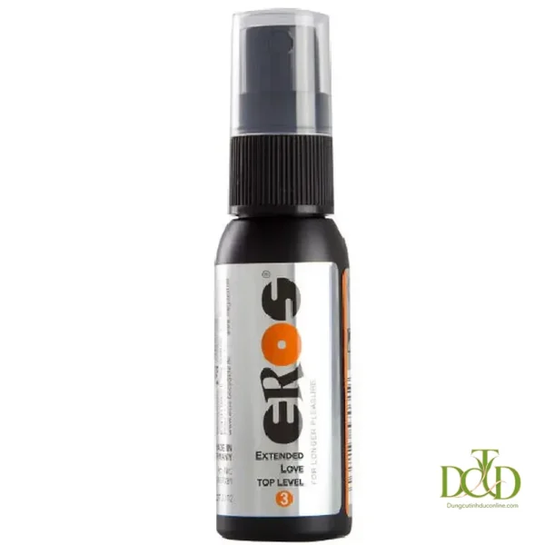 Chai Xịt Eros Extended Love Top Level 3 — 30ml, Sản Xuất Tại Đức, Bảng Thành Phần Rõ Ràng chai xit eros extended love top level 3 30ml 6