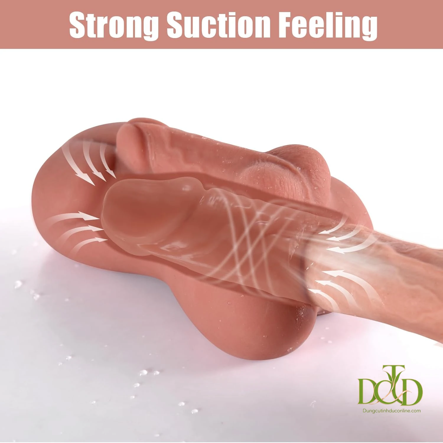 Cốc Thủ Dâm Bán Thân Mini 2 Trong 1, Dildo & Kênh Hậu Môn Cốc Thủ Dâm Bán Thân Mini 2 Trong 1, Dildo & Kênh Hậu Môn - Ảnh 4