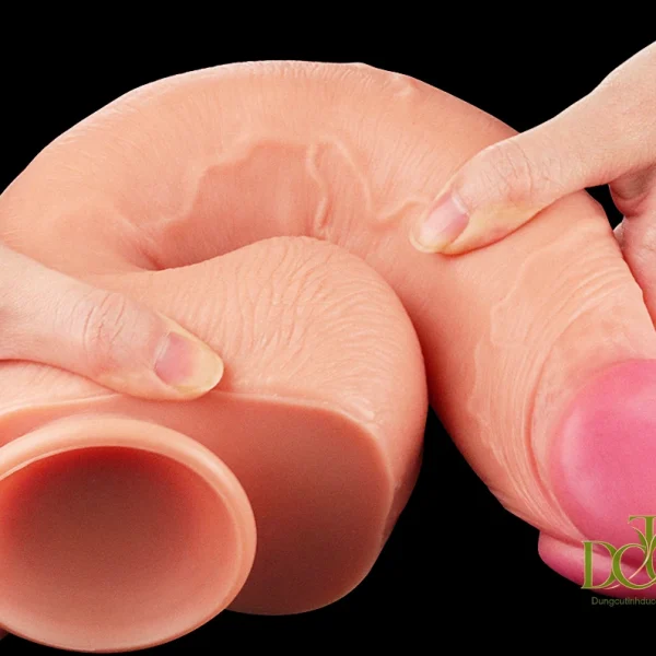 duong vat gia lovetoy nature cock 12 inch platinum 4