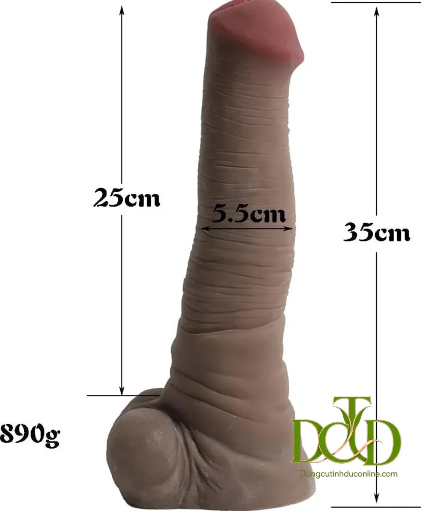 Tính năng nổi bật của dương vật giả silicone da nâu đậm