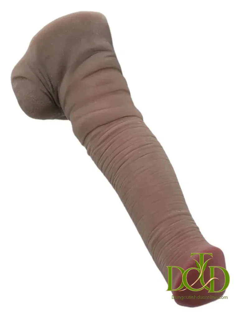 Đặt mua dương vật giả silicone da nâu đậm hàng khủng chính hãng DCTO