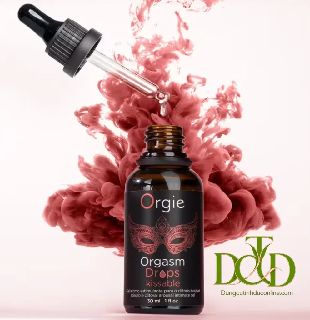 Gel Orgie Orgasm Drops Kissable — Dung tích 30ml — dùng được nhiều lần